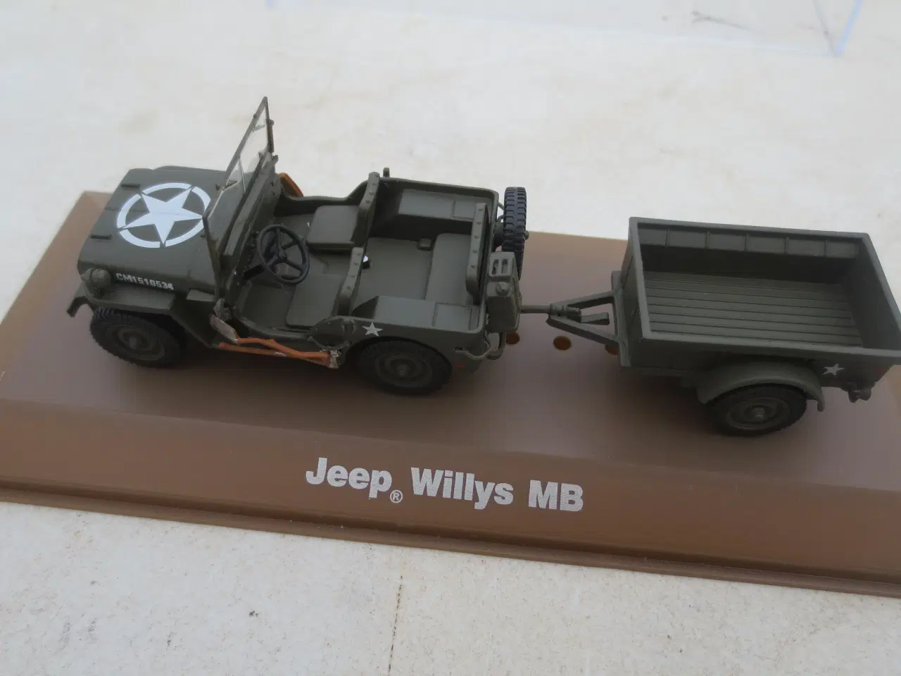 Billede 2 - 1 stk Ny Jeep Willys MB og 1 stk Kanon HP i Metal