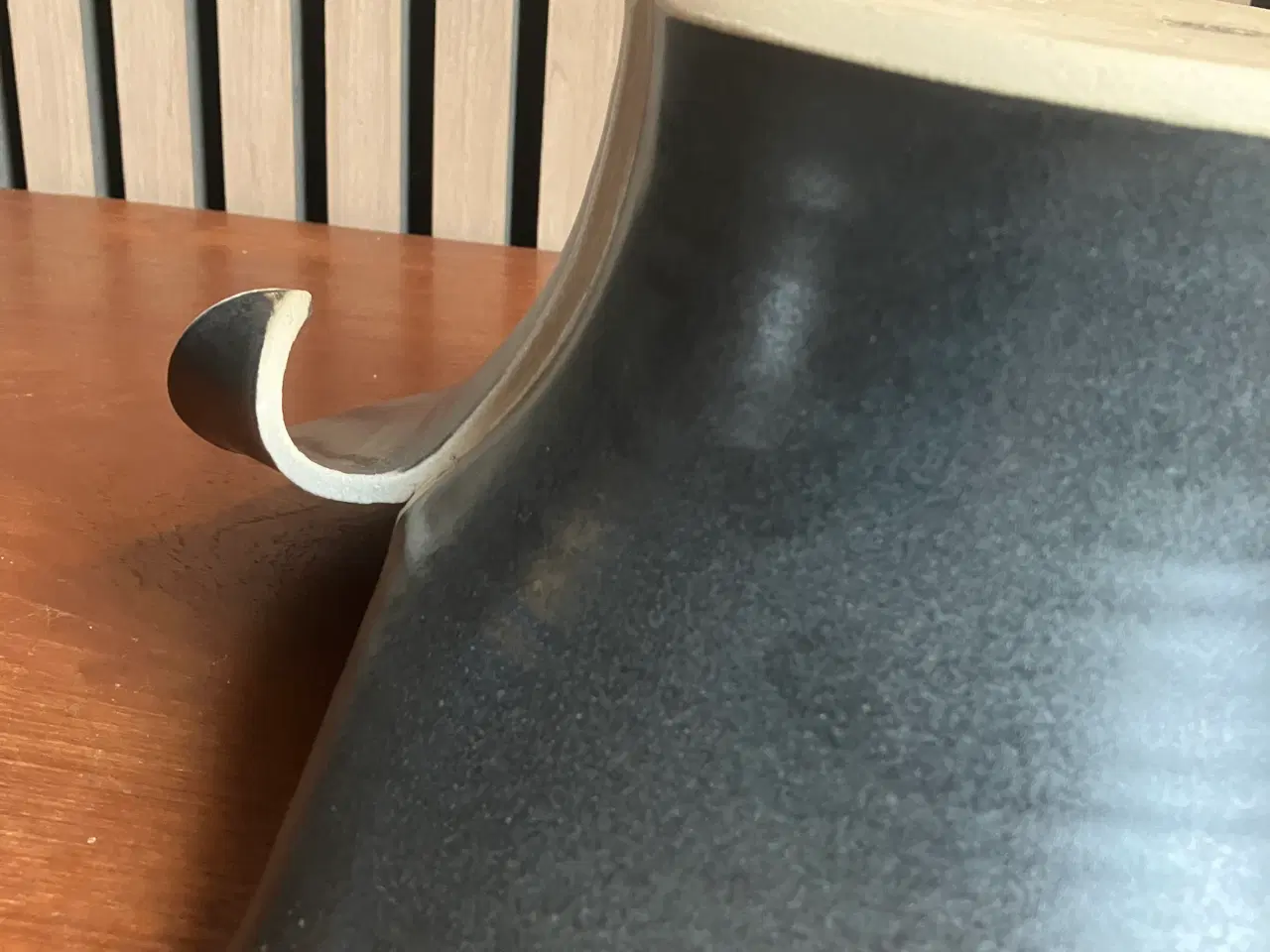 Billede 4 - Stor Würtz keramik skål i grå nuance