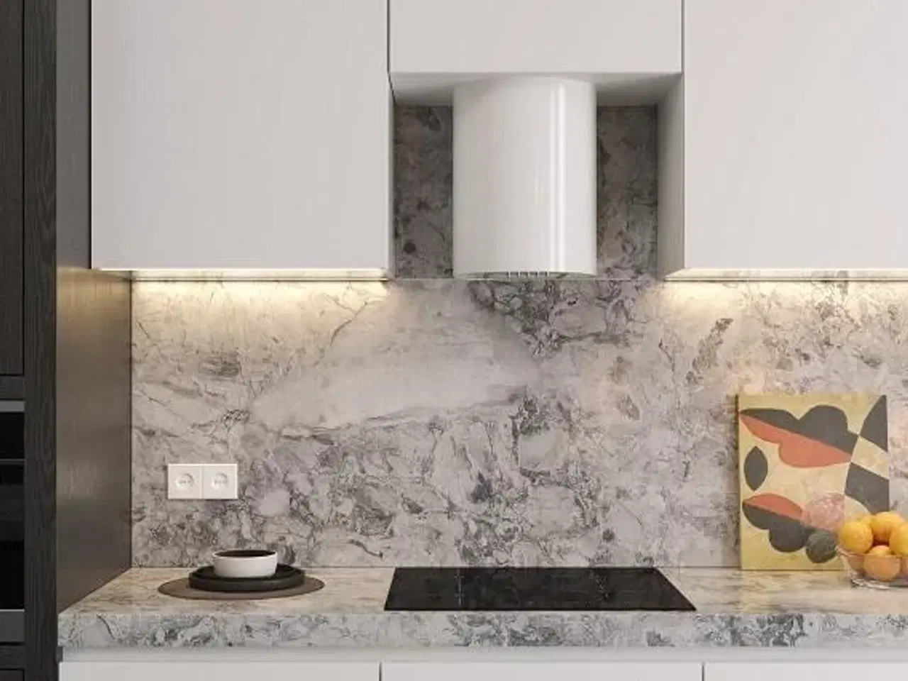 Billede 3 - Emhætte vægmonteret MAAN Elba Mini WPB 431 – hvid