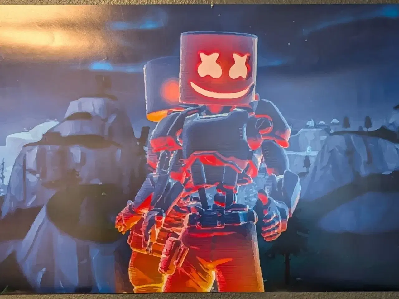 Billede 1 - Marshmello Fortnite gamerplakat