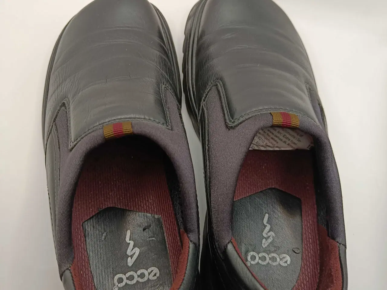 Billede 6 - Ecco sort læder sko 40.5str