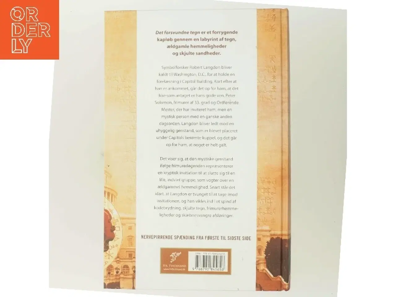 Billede 3 - Det forsvundne tegn af Dan Brown (Bog)