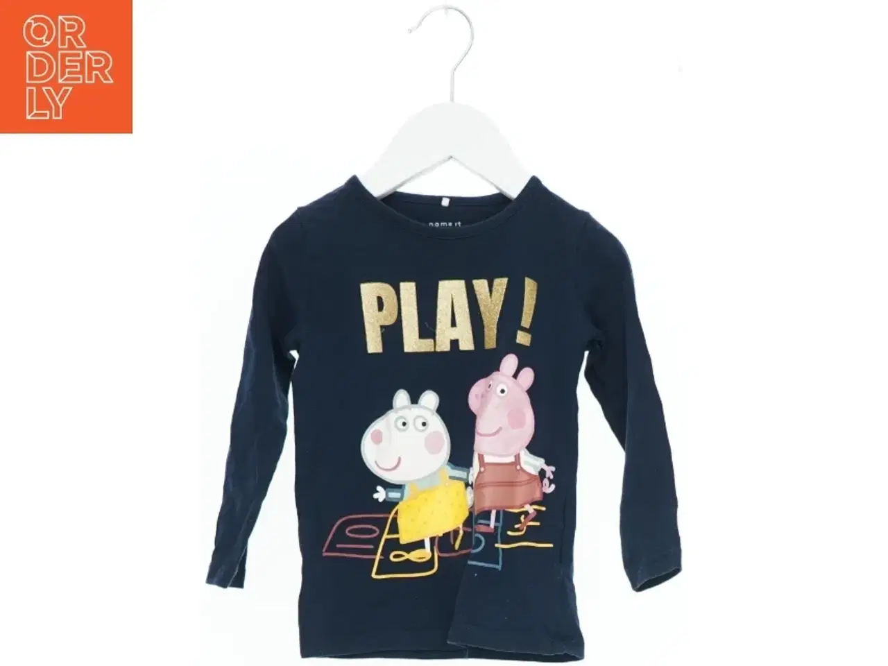 Billede 1 - Gurli Gris t-shirt med Peppa Gris motiv fra Name It (str. 86)