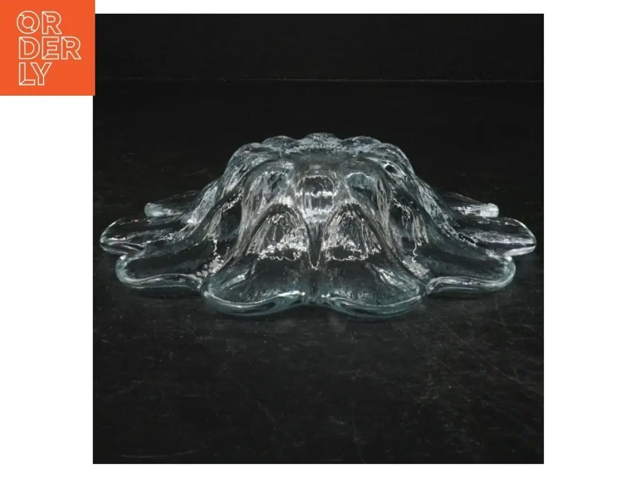 Billede 2 - Gennemsigtig glas skål (str. 17 cm)