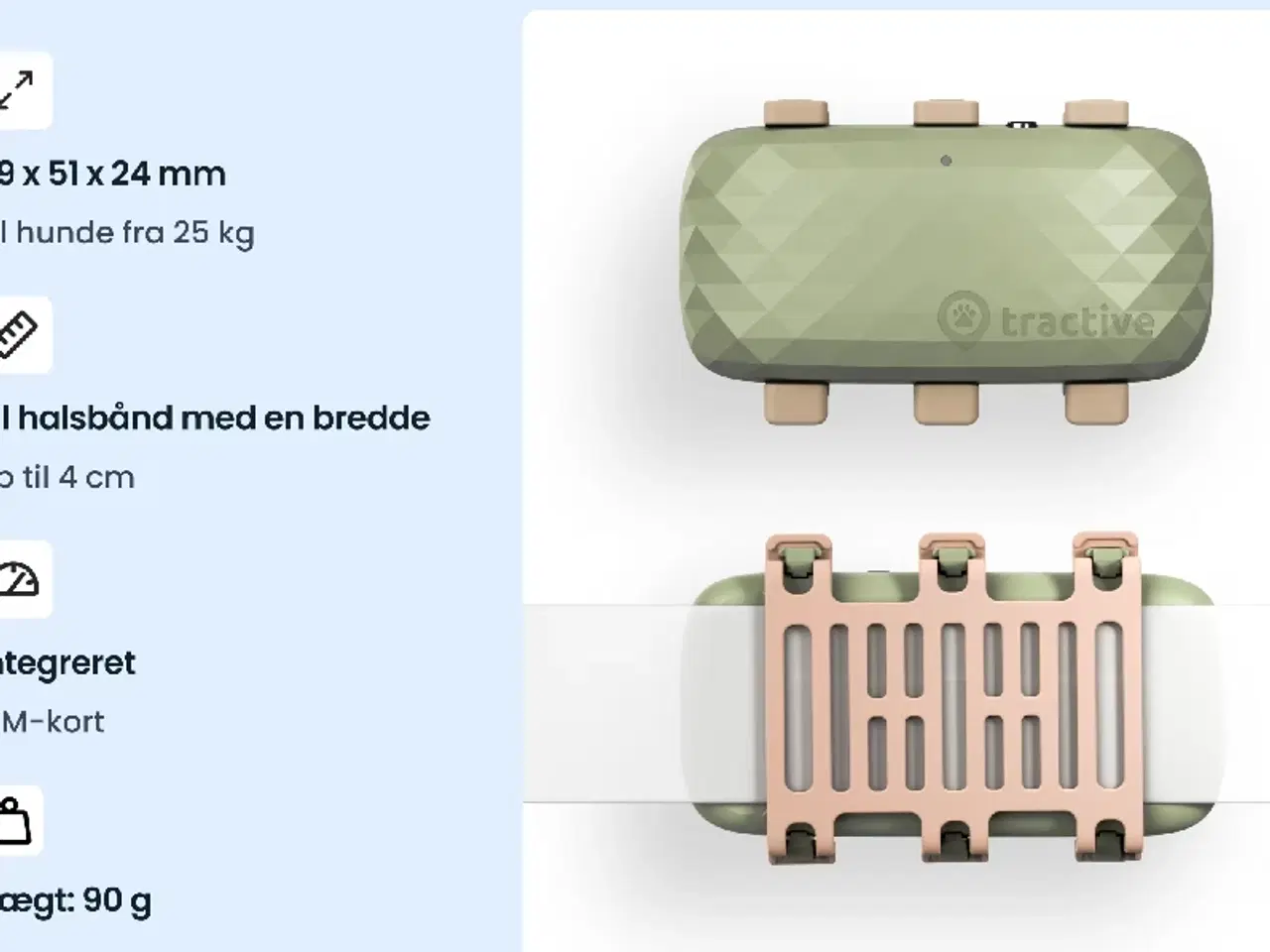 Billede 3 - Hunde-gps (Tractive) med 9 mdr. abonnement