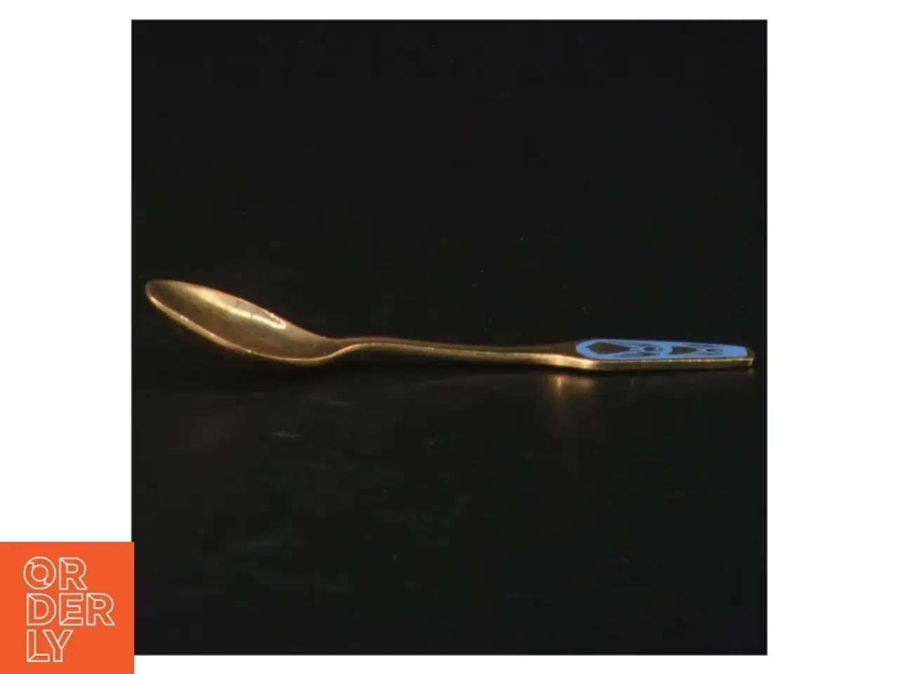 Billede 5 - Antik metalske med blåt emblem fra Meka Denmark (str. Længde, 11 cm)