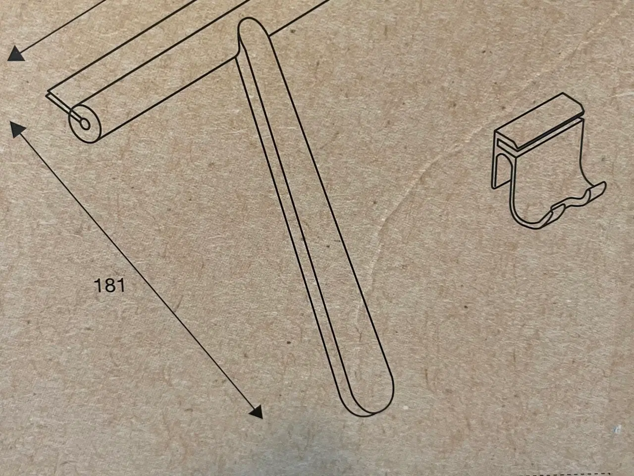 Billede 2 - Pressalit badskraber sæt, 2 stk. 