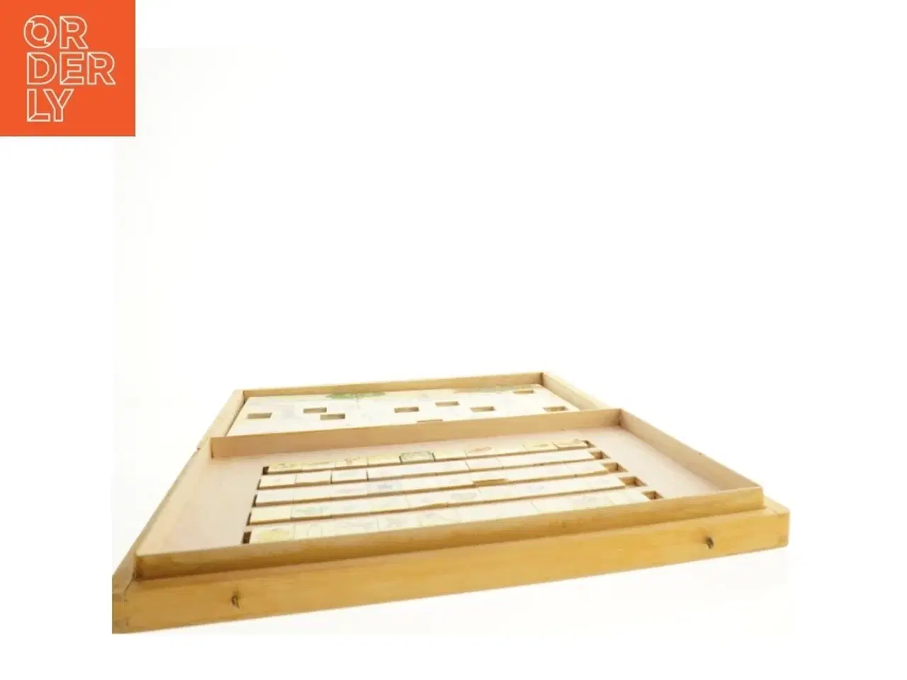 Billede 2 - Retro Træ pædagogisk puslespil (str. 39x28 cm)