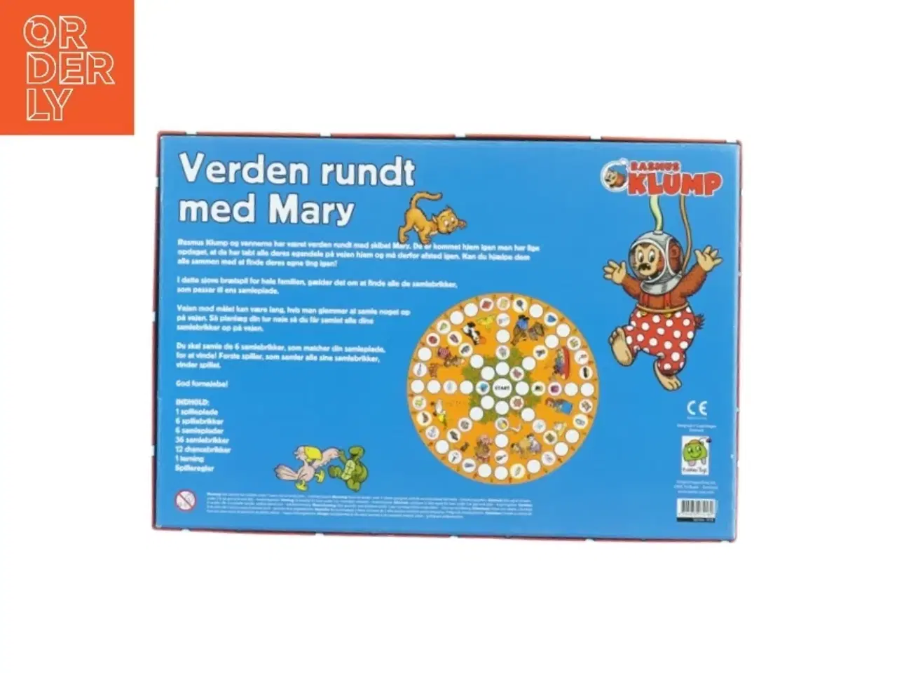 Billede 3 - Rasmus Klump: Verden rundt med Mary brætspil fra Barbo Toys (str. 35 x 24 cm)