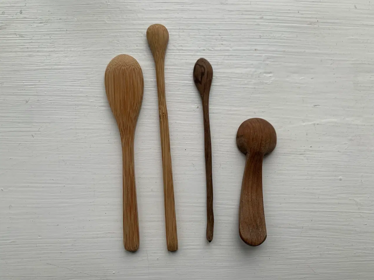 Billede 1 - Træskeer, 4 forskellige