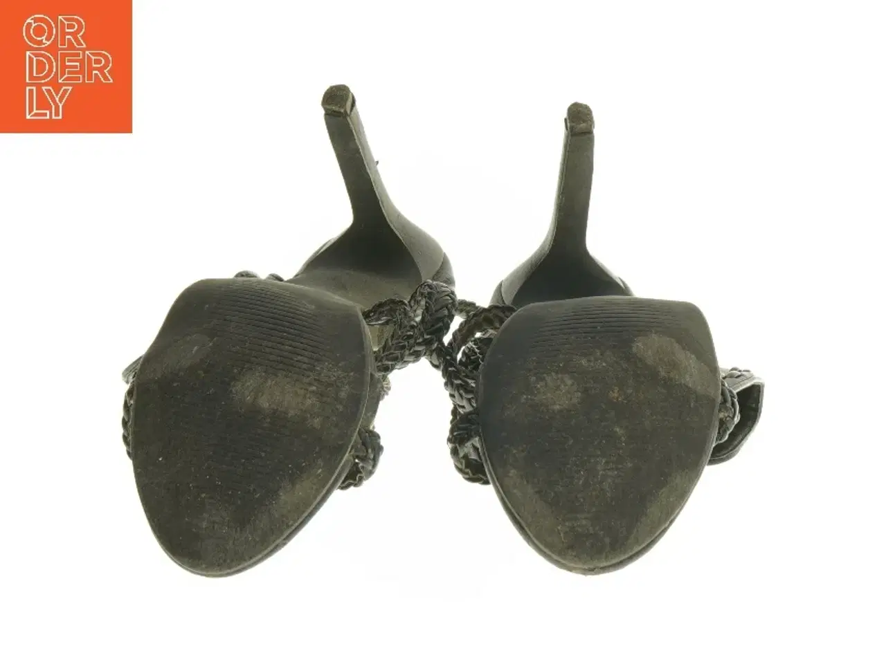 Billede 2 - Sorte stiletter med flettede detaljer fra Joy (str. 36 )