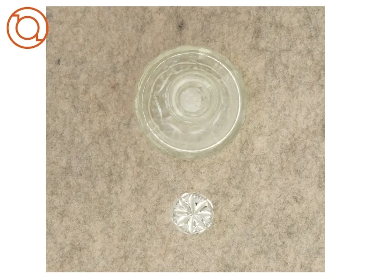 Billede 2 - Karaffel i krystal (str. 14 x 8 cm)