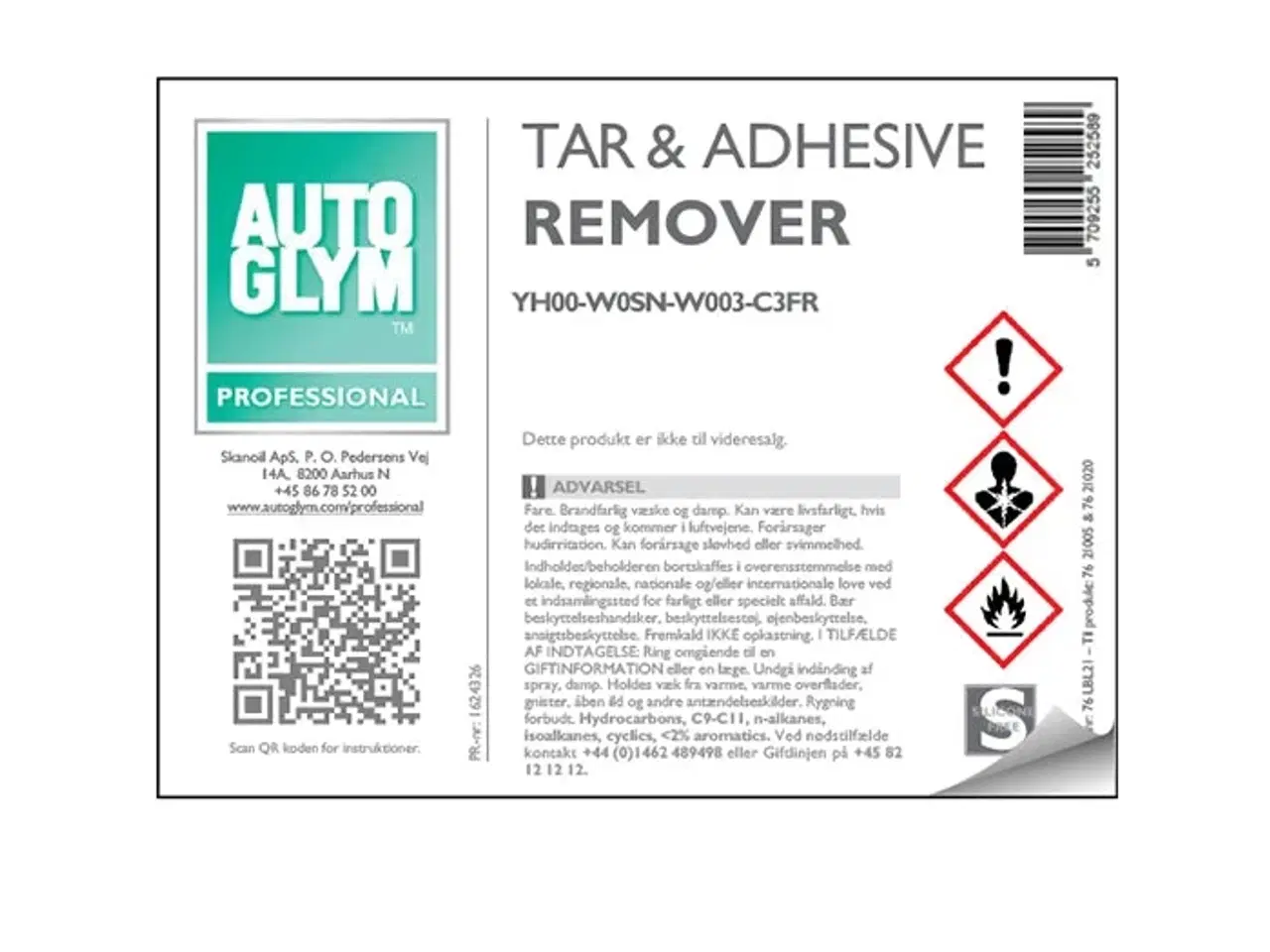 Billede 1 - Label Autoglym Tar & Adhesive Remover