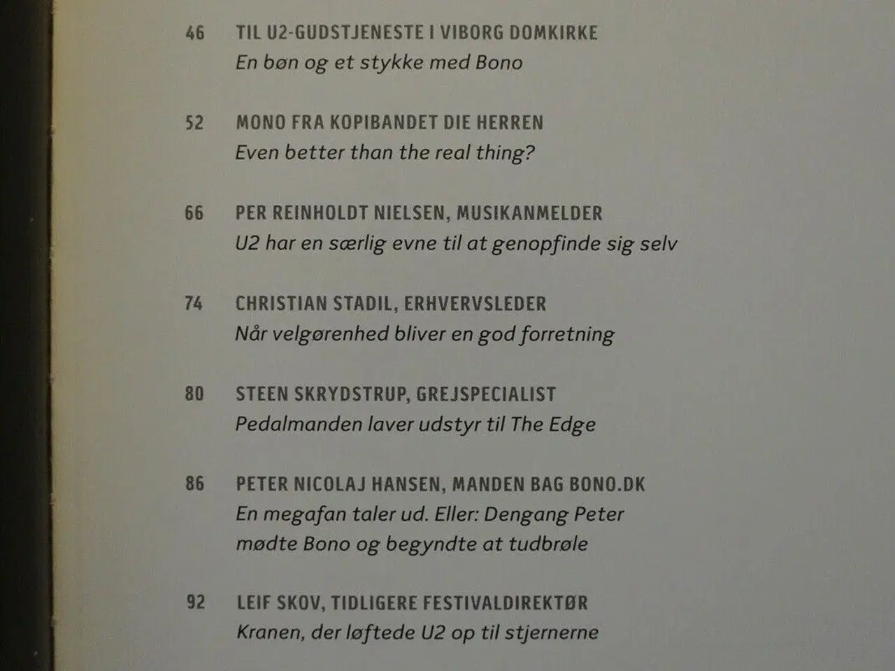 Billede 2 - pop og passion - u2 med danske ører , af thomas br