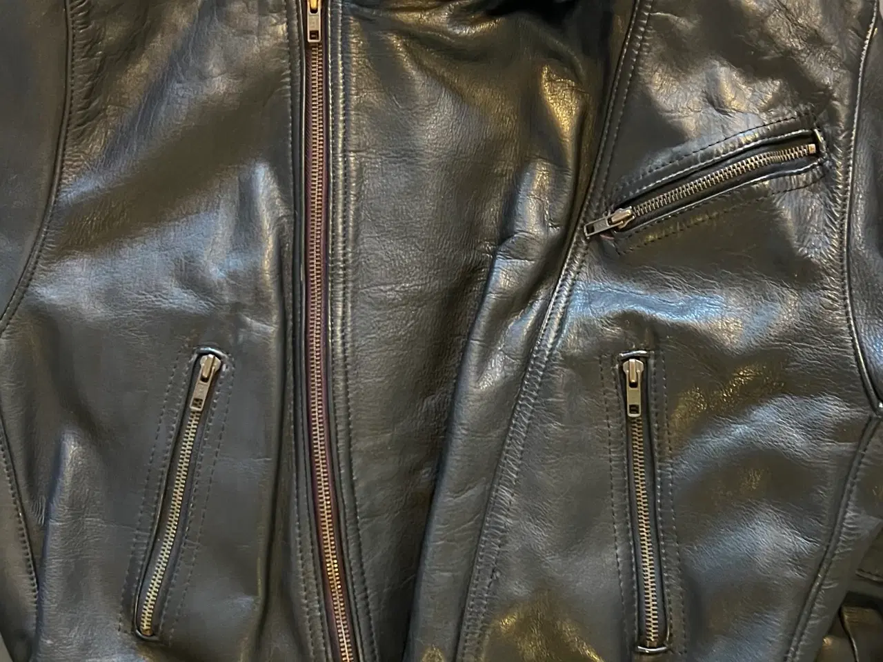 Billede 1 - MC jakke læder 