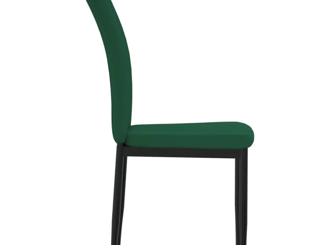 Billede 5 - Spisebordsstole 4 stk. velour mørkegrøn