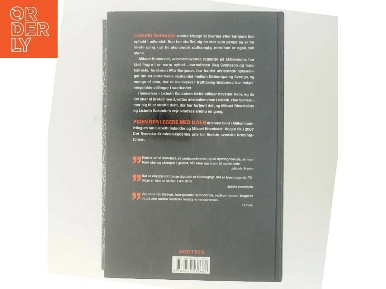 Billede 3 - Pigen der legede med ilden af Stieg Larsson (Bog)