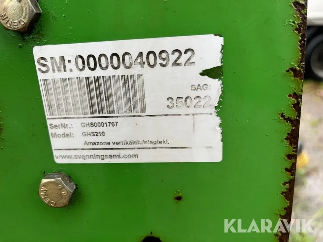 Billede 8 - Opsamler Amazone GHS 210