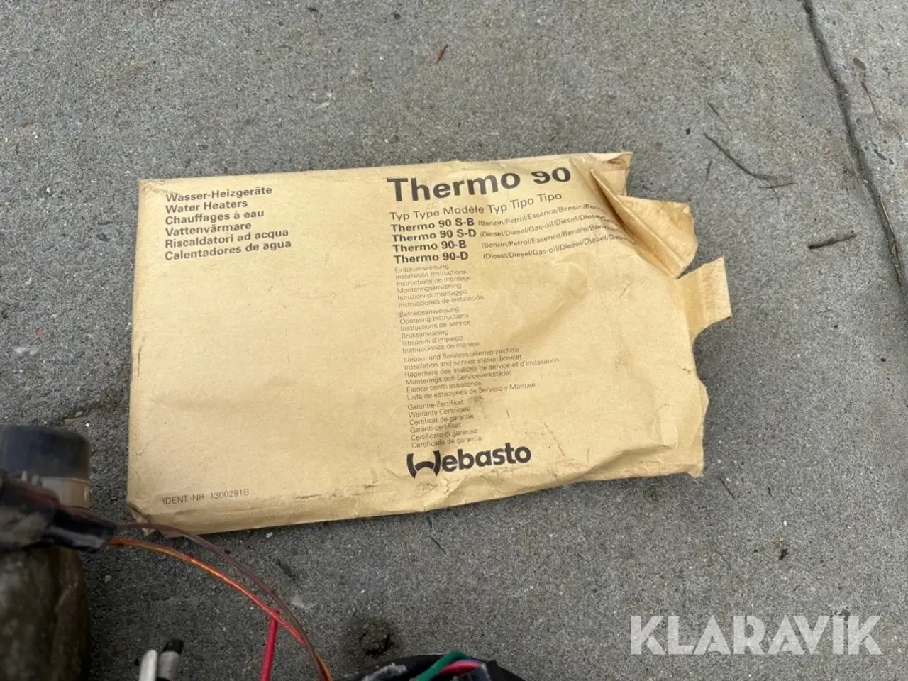 Billede 5 - Komplet oliefyr Webasto Thermo 90S D med gsm modul