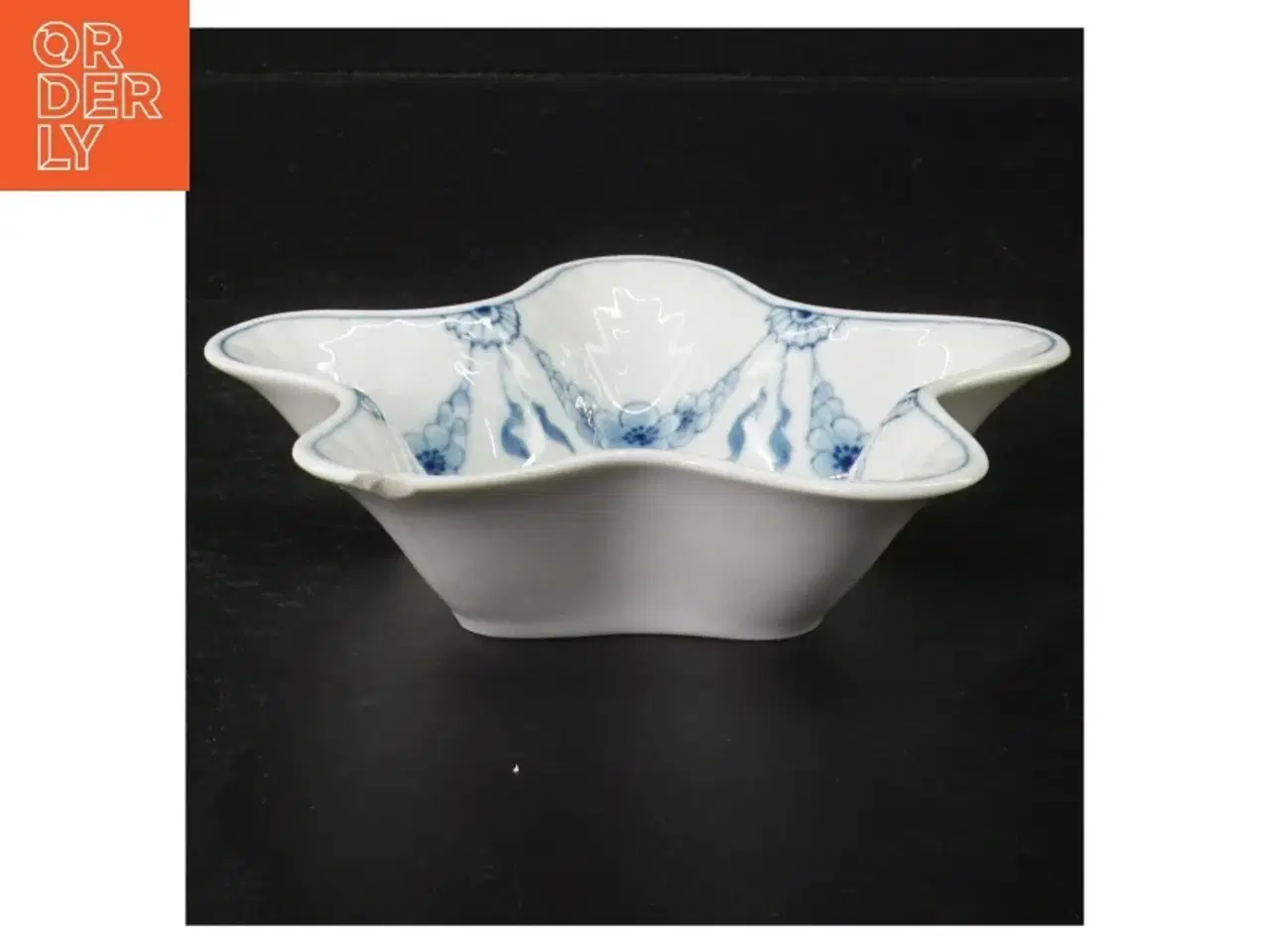Billede 1 - Blå Blomster Porcelænsskål fra B&G (str. Ø. 13 cm)