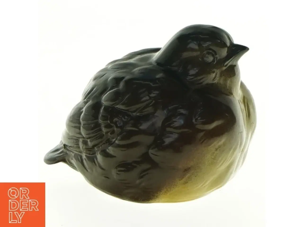 Billede 1 - Keramisk fuglefigur (str. 10 x 8 cm)