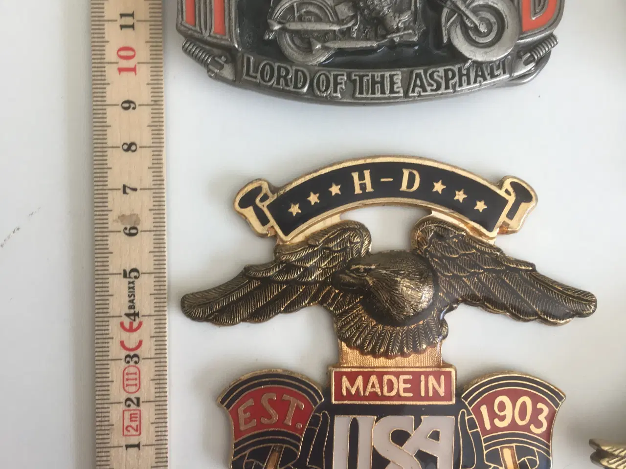 Billede 2 - harley davidson bæltespænde bælte livrem emblem
