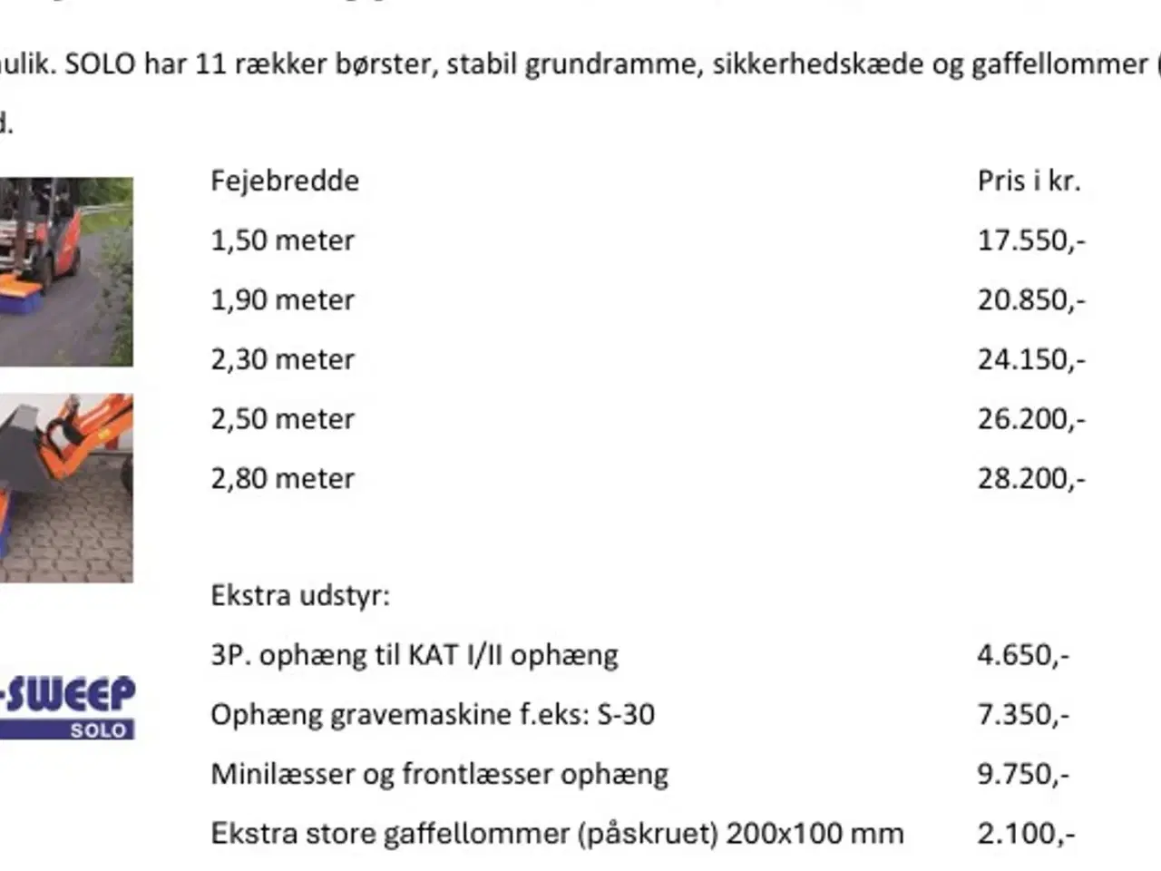 Billede 8 - Tuchel Solo 150-280 cm.