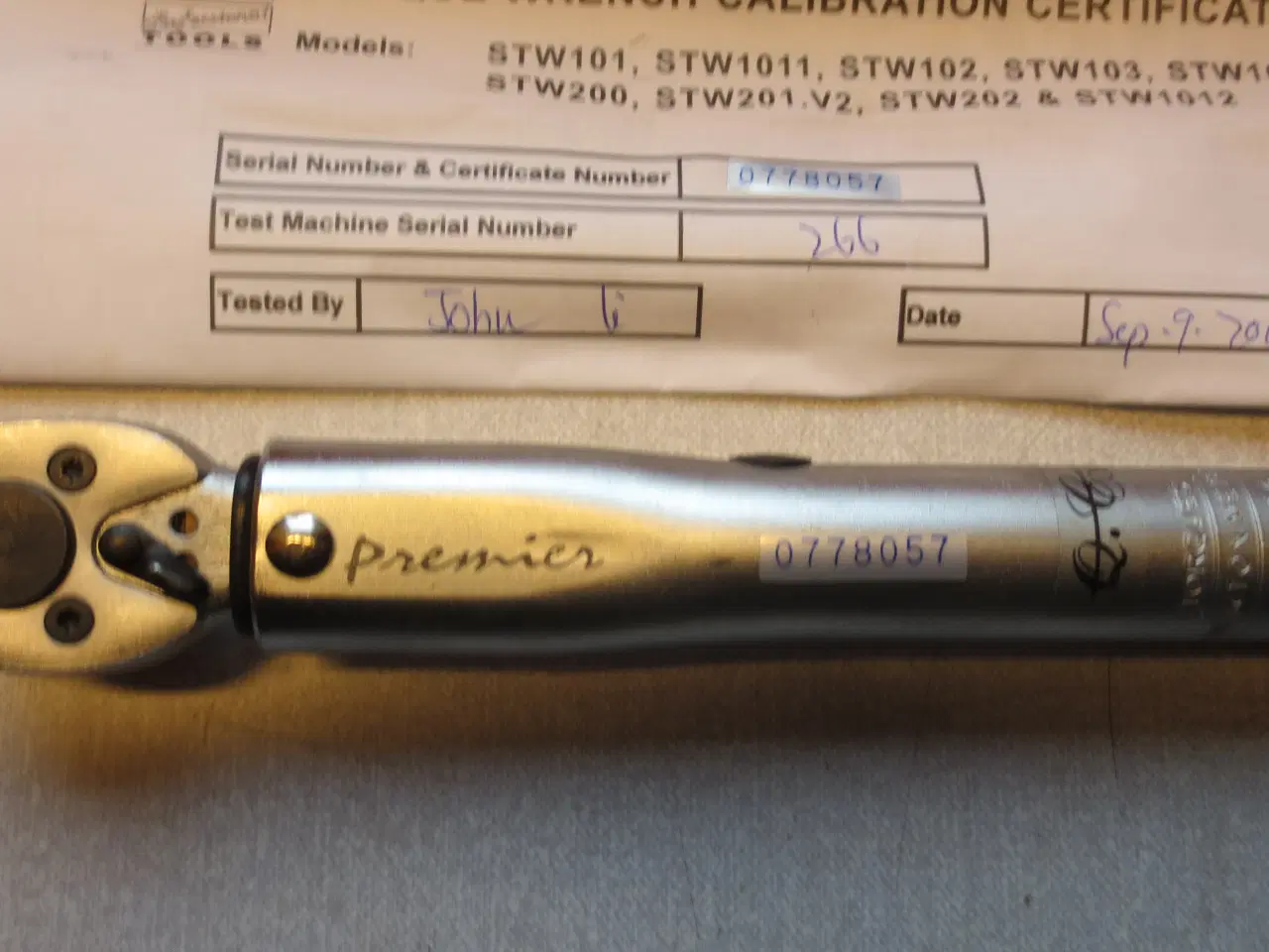 Billede 3 - Momentnøgle SEALY 3/8"