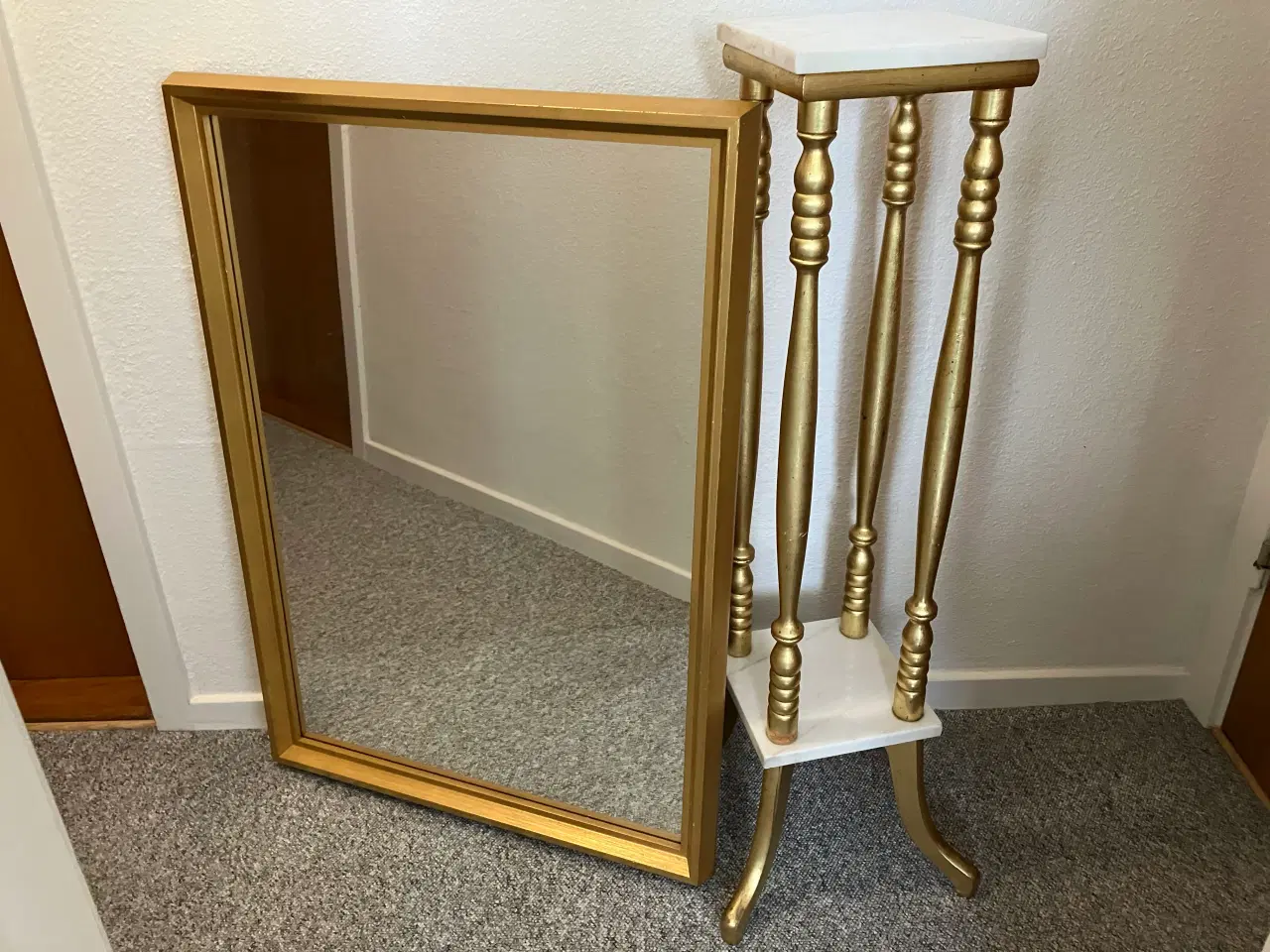 Billede 1 - Spejl/ blomsteropsats 