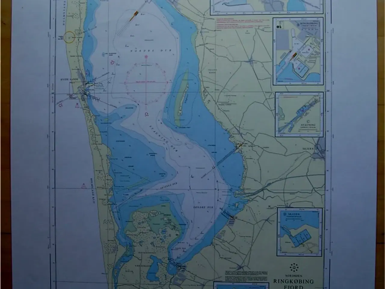 Billede 1 - Dansk Søkort  99 Ringkøbing Fjord