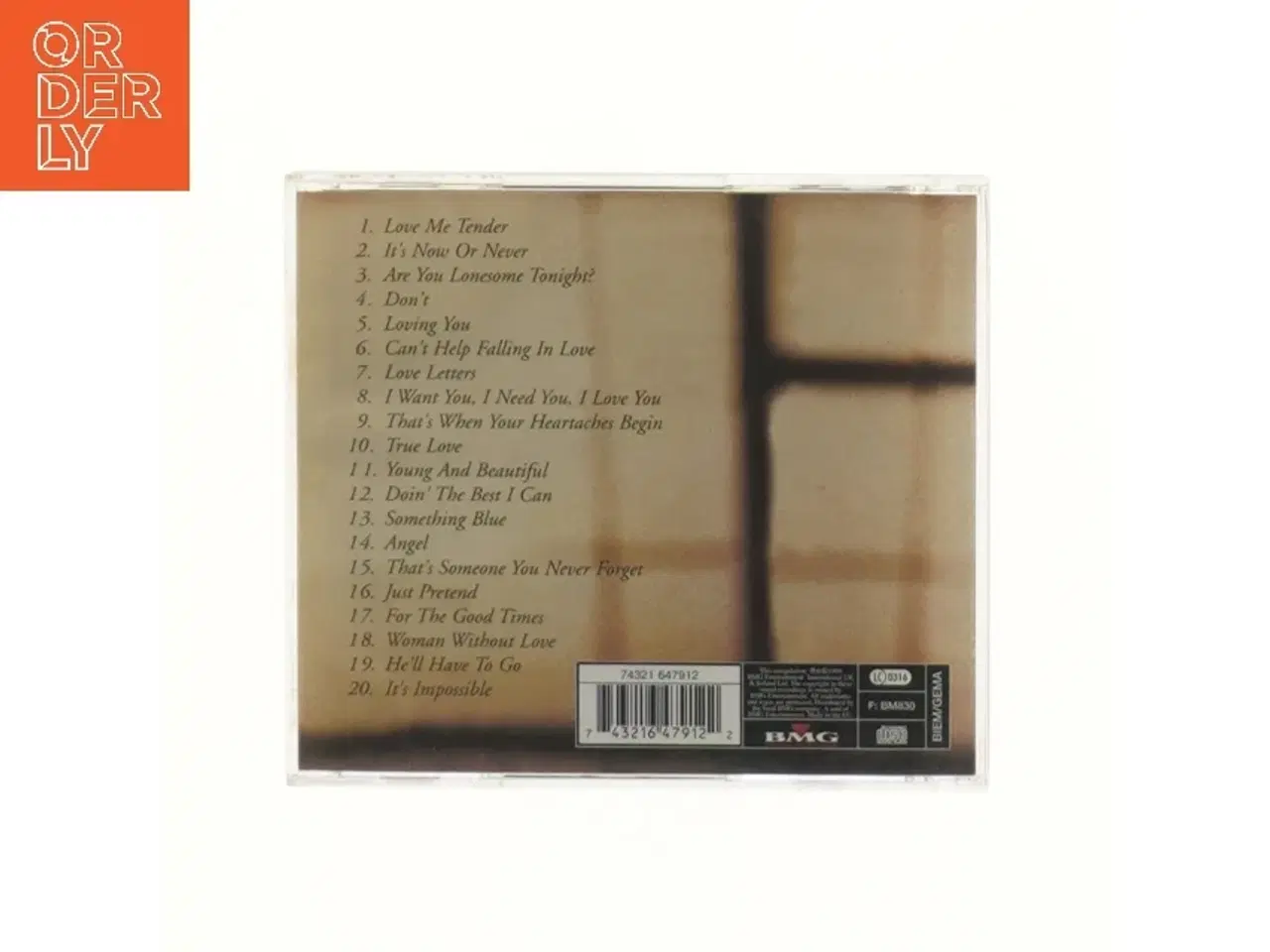 Billede 2 - Elvis Presley CD: Love Songs fra Camden (str. 12,5x14 cm)