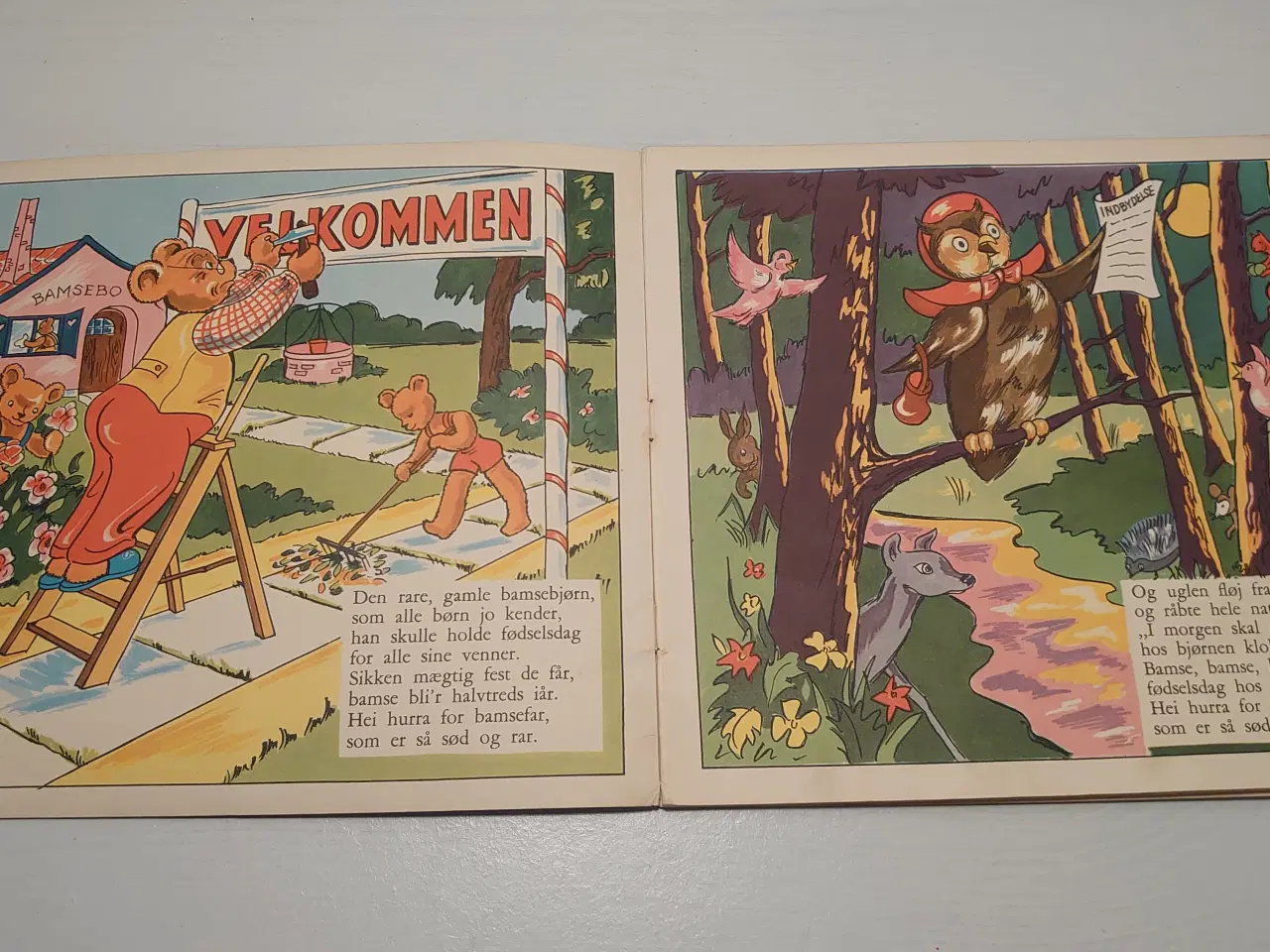 Billede 3 - Inge Aasted:Bamses Fødselsdag. Adolph Holst 4285