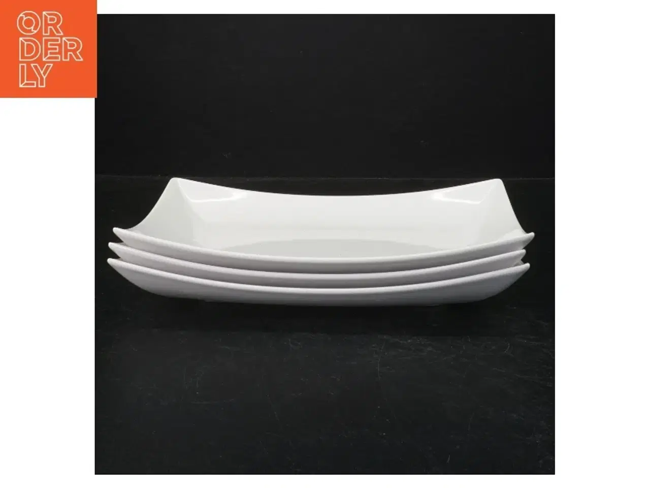 Billede 1 - Hvid porcelænsskål fra IKEA (str. 3 styk. 25 x 17 cm)