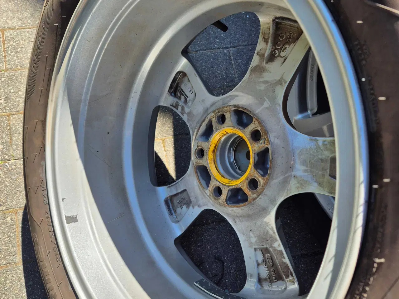 Billede 16 - Alufælge 215 55 17     5x108   Hankok 2023  6.5 mm
