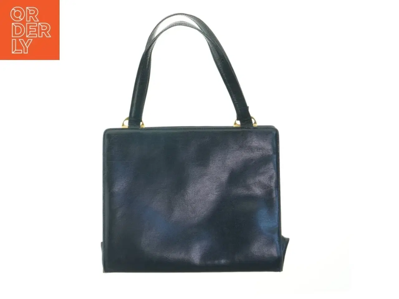 Billede 1 - Sort håndtaske (str. 27x21,5 cm)