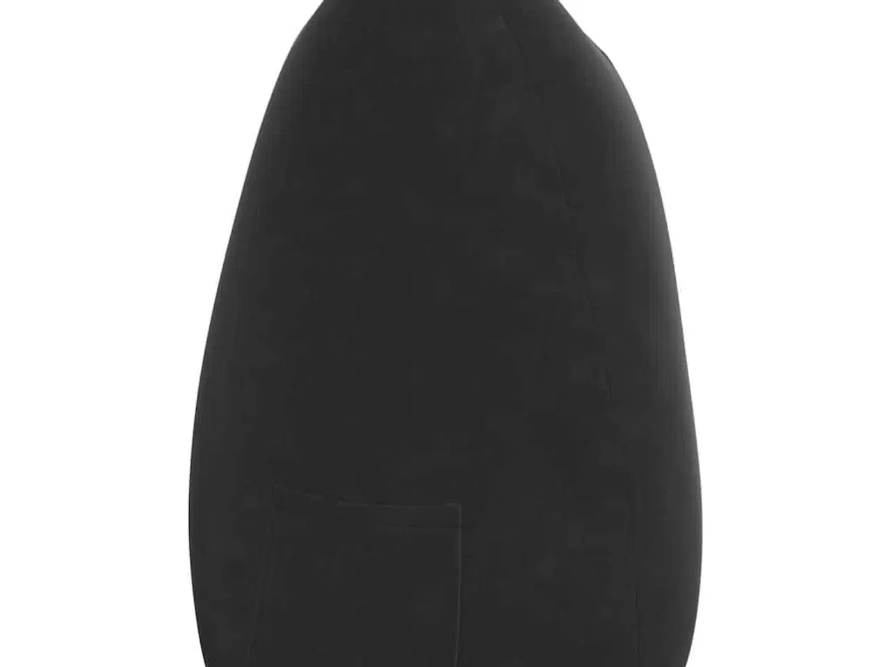 Billede 7 - Rygpude Sort 140 x 24 x 50 cm Fløjl