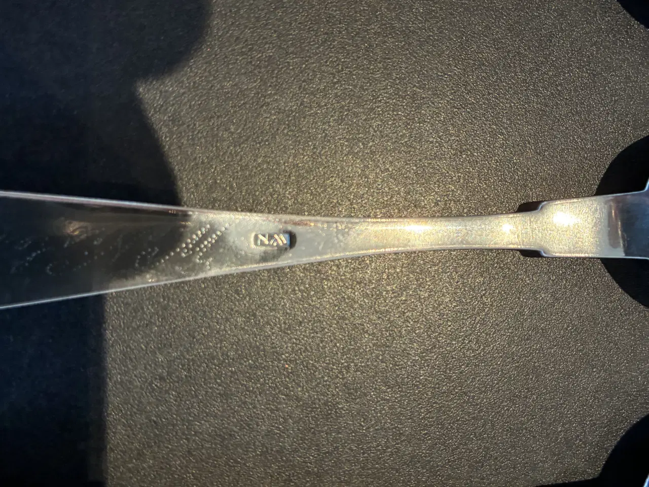 Billede 3 - Gamle dobbeltriflet teskeer i sølv