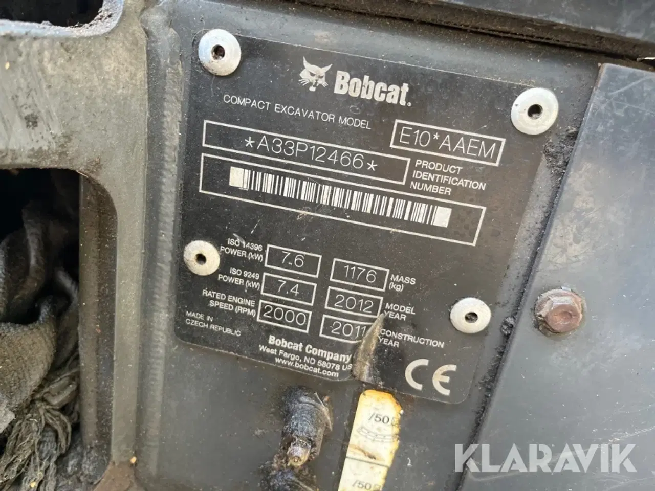 Billede 5 - Gravemaskine Bobcat E10