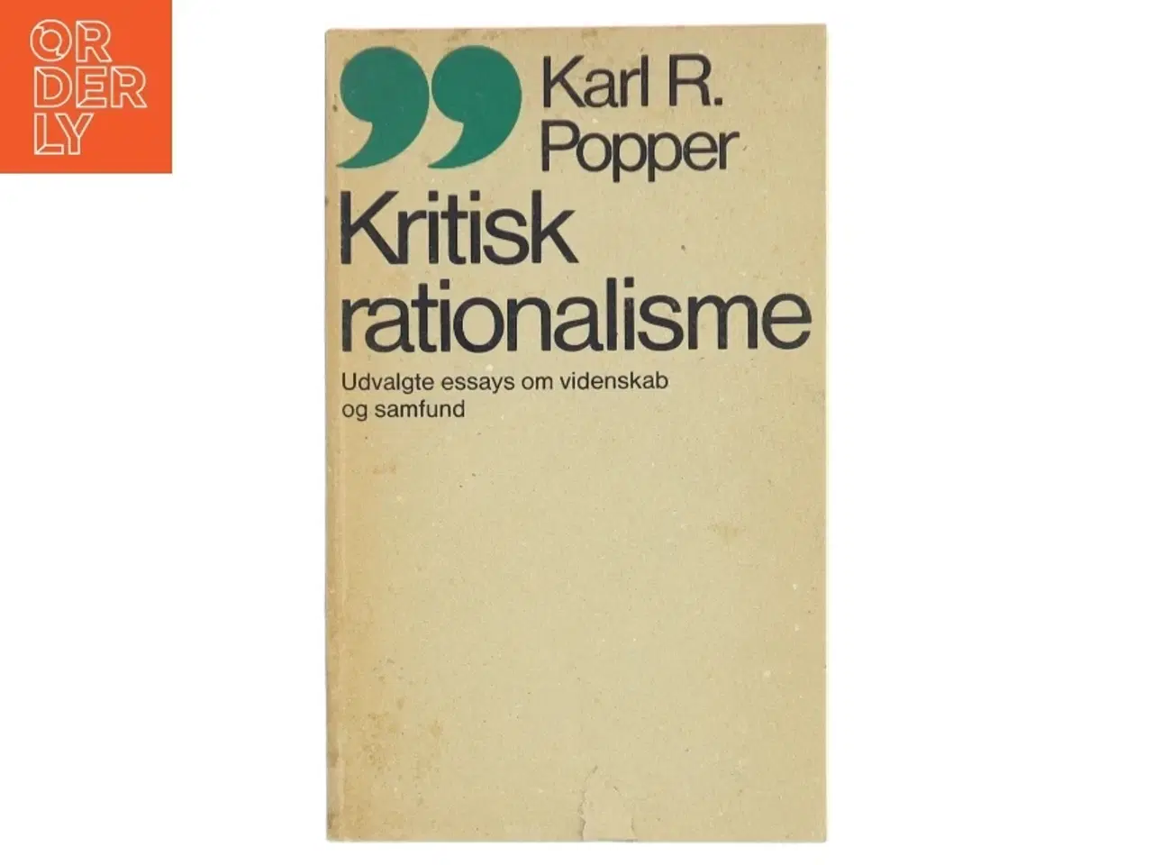 Billede 1 - Kritisk rationalisme (Bog)