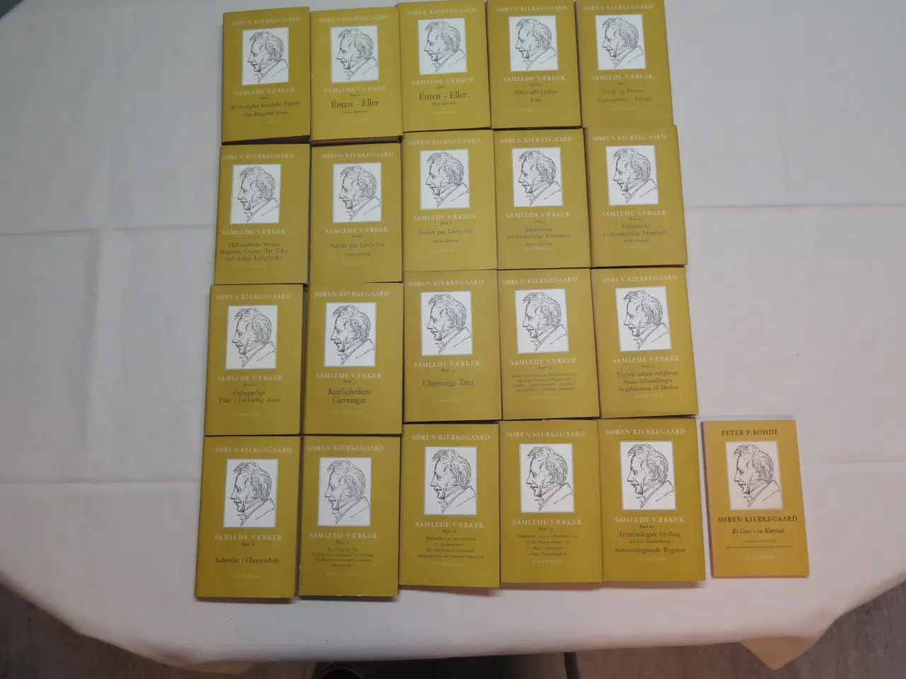Billede 2 - Søren Kirkegaard Samlede Værker 1-21 + C Jørgensen