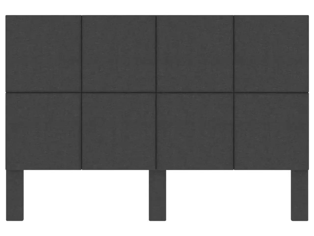 Billede 3 - Sengegavl 180x200 cm stof mørkegrå