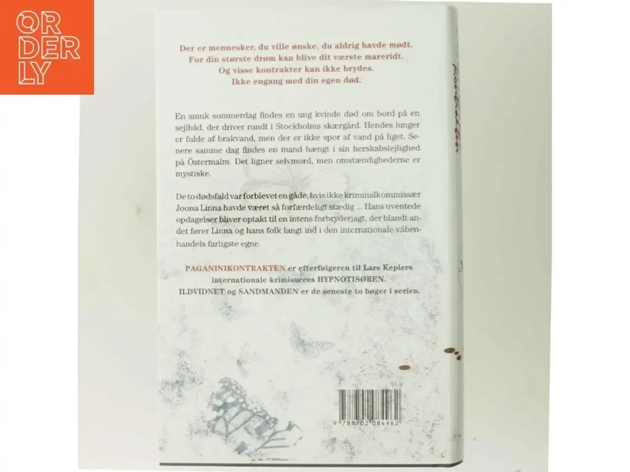 Billede 3 - Paganinikontrakten : Kriminalroman (Danish Language) (Bog)
