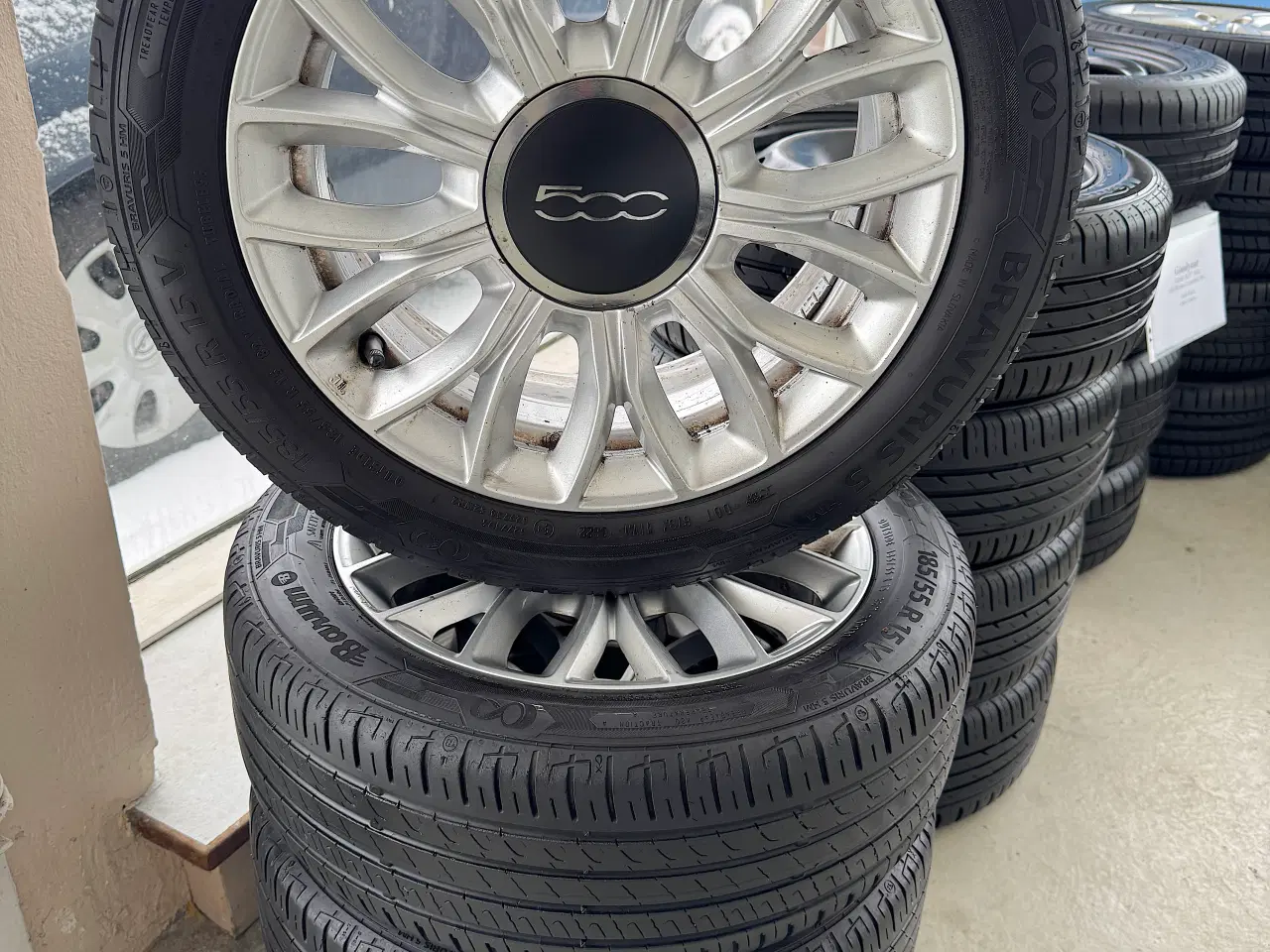 Billede 2 - Sommer Dæk Org Fiat Alufælge