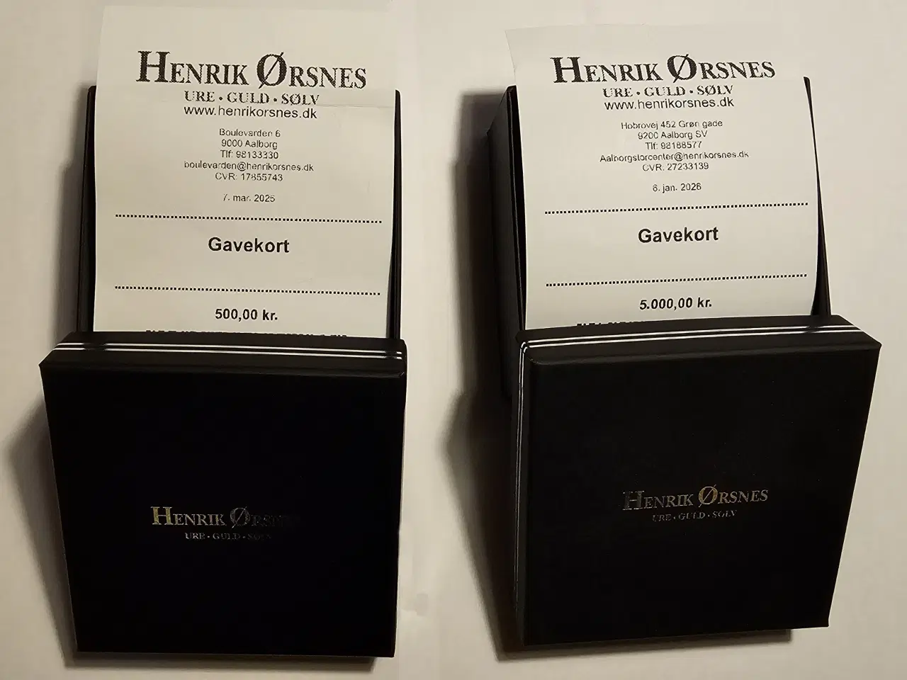 Billede 1 - Henrik Ørsnæs gavekort