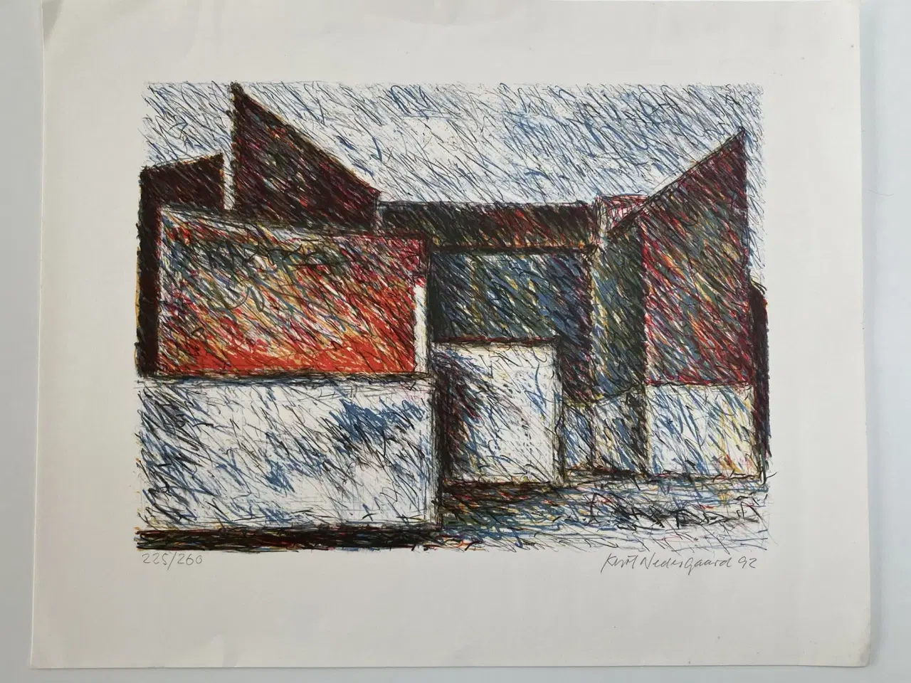 Billede 1 - Kurt Nedergaard Litografi 