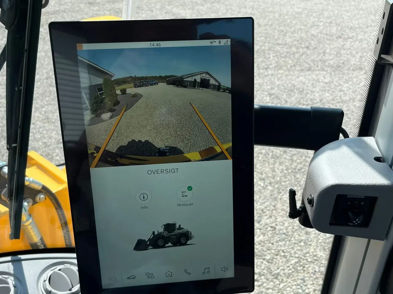 Billede 13 - Volvo L90H H2 AGRICULTURE Dansk-maskine, Co-Pilot, LANG-BOM & med 750mm Michelin MEGA X BIB hjul.