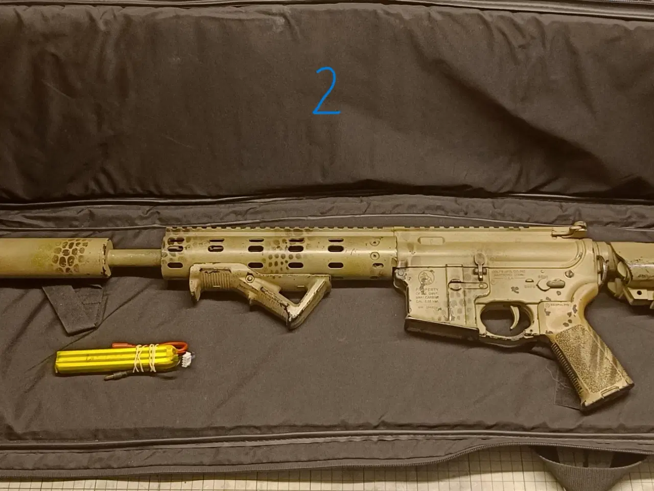 Billede 1 - Custom airsoft M4 softgun DMR