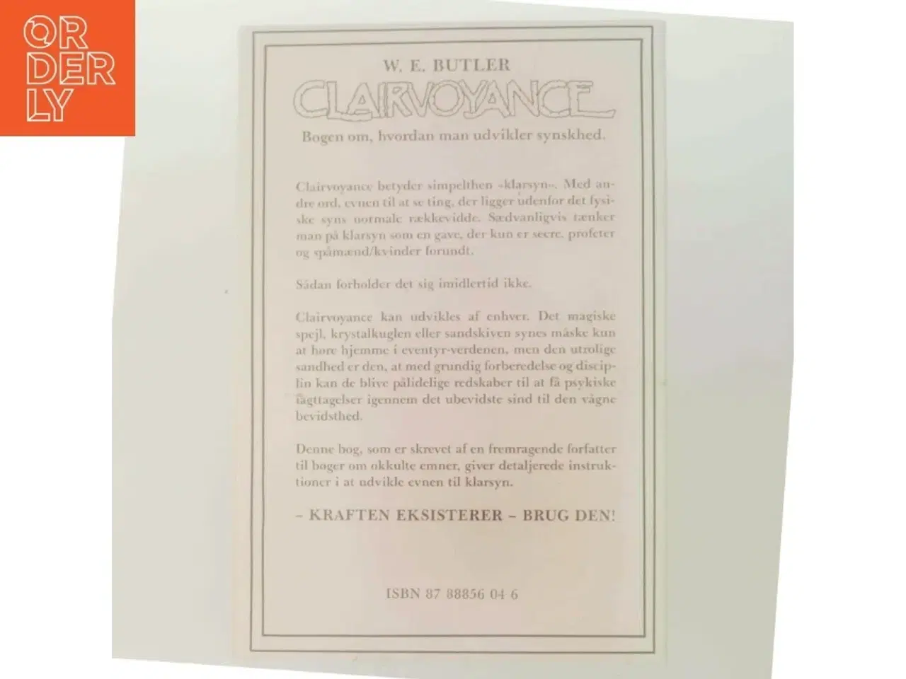 Billede 3 - Clairvoyance af W. E. Butler (Bog)