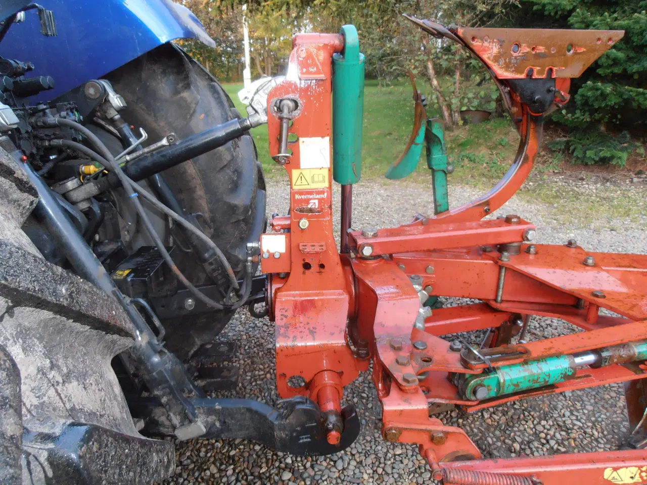 Billede 4 - Kverneland vendeplov 5 furet . 