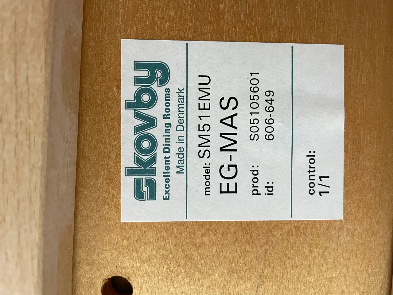 Billede 4 - 4 stk Skovby egetræsstole med fjedre ryg sort læde